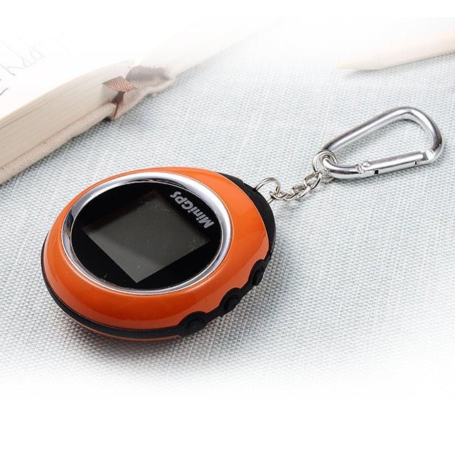 Keychain Handheld Mini GPS Navigation USB Rechargeable Location Finder Tracker for Outdoor Travel Climbing(Orange) - Personal Tracker by PMC Jewellery | Online Shopping South Africa | PMC Jewellery | Buy Now Pay Later Mobicred