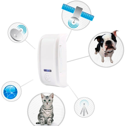 KH-909 Universal IPX6 Waterproof GPS Tracker for Pet / Kid / the Aged (White + Blue) - Pet Tracker by PMC Jewellery | Online Shopping South Africa | PMC Jewellery | Buy Now Pay Later Mobicred