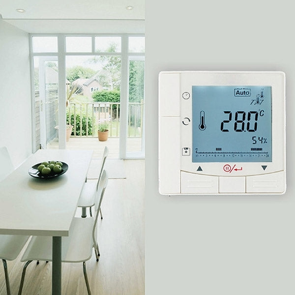 Electric Floor Heating System LCD Display Programmable Room Thermostat(Black) - Thermostat & Thermometer by PMC Jewellery | Online Shopping South Africa | PMC Jewellery | Buy Now Pay Later Mobicred