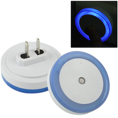 LED Light Control High Brightness Bedside Night Light with Socket(Blue) - Night Lights by PMC Jewellery | Online Shopping South Africa | PMC Jewellery | Buy Now Pay Later Mobicred