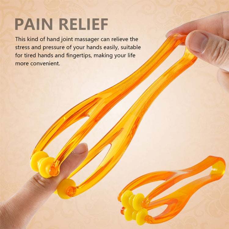 Y Type Convenient Finger Palm Massor Tool(Orange) - free shipping - PMC TechLife - Order now!