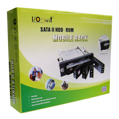3.5 inch Serial II Hard Driver HDD-ROM Mobile Rack(Black) - Caddies & Enclosures by PMC TechLife | Online Shopping South Africa | PMC TechLife