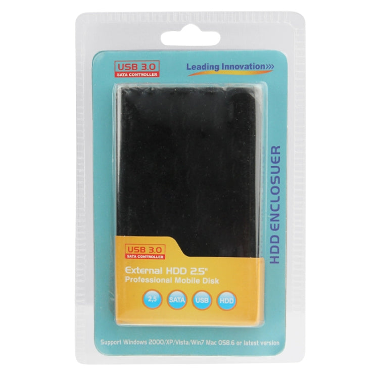High Speed 2.5 inch HDD SATA & IDE External Case, Support USB 3.0(Black) - HDD Enclosure by PMC Jewellery | Online Shopping South Africa | PMC Jewellery | Buy Now Pay Later Mobicred