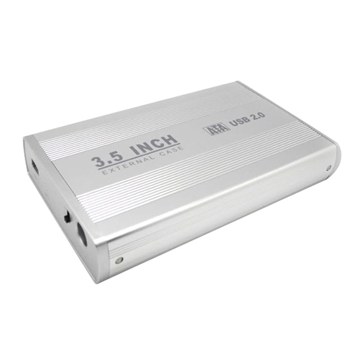 3.5 inch HDD SATA External Case, Support USB 2.0(Silver) - free shipping - PMC Jewellery - Order now!