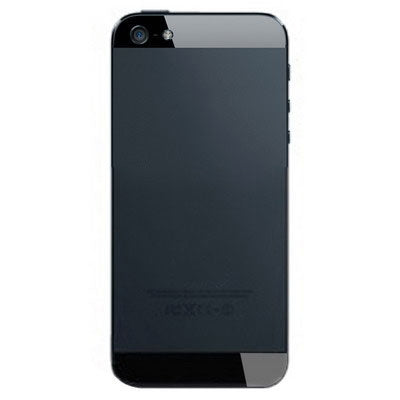 Original Back Cover Top & Bottom Glass Lens for iPhone 5(Black) - iPhone 5 Parts by PMC Jewellery | Online Shopping South Africa | PMC Jewellery | Buy Now Pay Later Mobicred