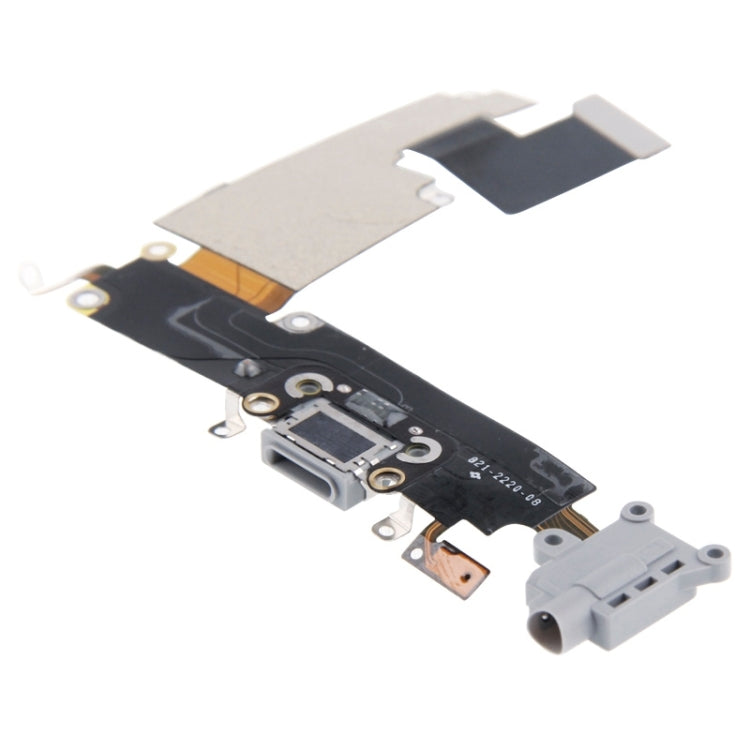 Charging Port Dock Connector Flex Cable  for iPhone 6 Plus(Grey) - iPhone 6/6 Plus Parts by PMC TechLife | Online Shopping South Africa | PMC TechLife