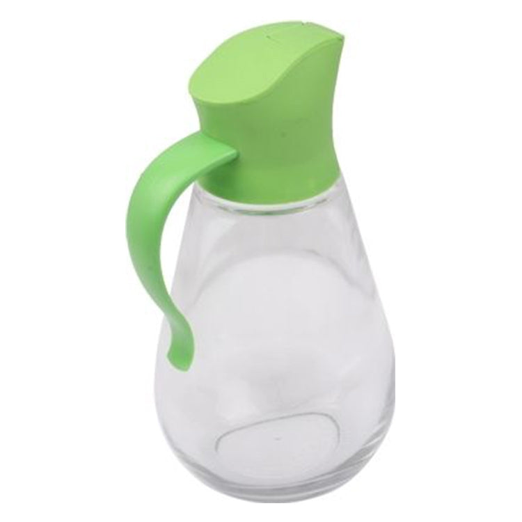 Automatic Lid Open Glass Oil Bottle(Green) - Condiment Bottles & Hip Flasks by PMC Jewellery | Online Shopping South Africa | PMC Jewellery | Buy Now Pay Later Mobicred