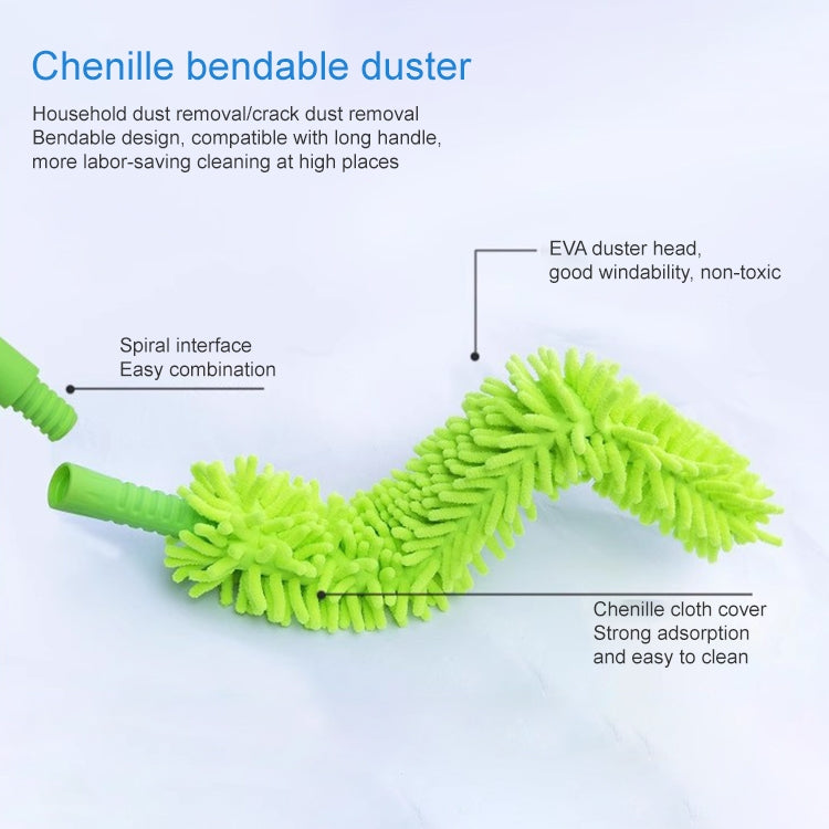 Double Sided Flexible Chenille Changeable Dust Duster (Random Color Delivery) - Cleaning Tools by PMC TechLife | Online Shopping South Africa | PMC TechLife | Buy Now Pay Later Mobicred