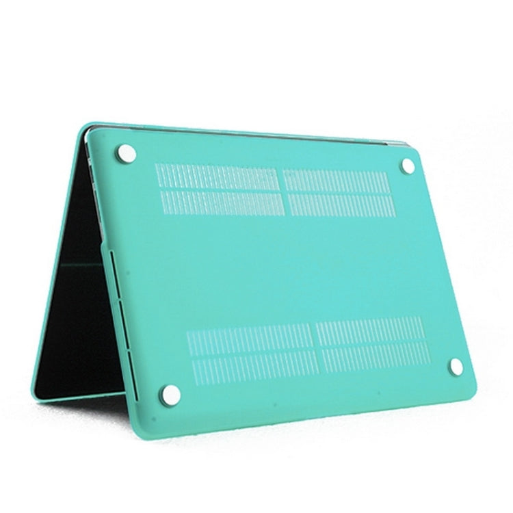 ENKAY for MacBook Pro Retina 13.3 inch (US Version) / A1425 / A1502 4 in 1 Frosted Hard Shell Plastic Protective Case with Screen Protector & Keyboard Guard & Anti-dust Plugs(Green) - MacBook Pro Cases by ENKAY | Online Shopping South Africa | PMC Jewellery | Buy Now Pay Later Mobicred