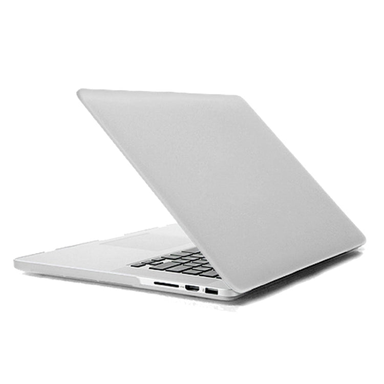 ENKAY for MacBook Pro Retina 13.3 inch (US Version) / A1425 / A1502 4 in 1 Frosted Hard Shell Plastic Protective Case with Screen Protector & Keyboard Guard & Anti-dust Plugs(White) - MacBook Pro Cases by ENKAY | Online Shopping South Africa | PMC Jewellery | Buy Now Pay Later Mobicred