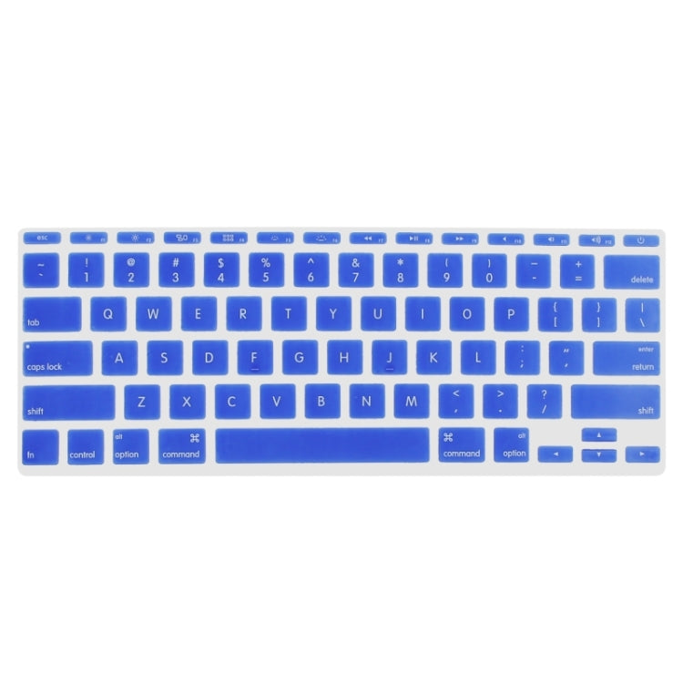 ENKAY for MacBook Air 11.6 inch (US Version) / A1370 / A1465 4 in 1 Crystal Hard Shell Plastic Protective Case with Screen Protector & Keyboard Guard & Anti-dust Plugs(Dark Blue) - MacBook Air Cases by ENKAY | Online Shopping South Africa | PMC Jewellery | Buy Now Pay Later Mobicred