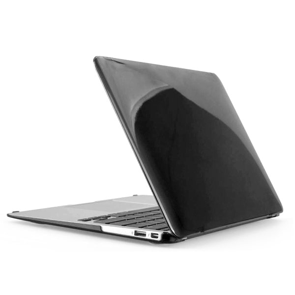 ENKAY for MacBook Air 13.3 inch (US Version) / A1369 / A1466 4 in 1 Crystal Hard Shell Plastic Protective Case with Screen Protector & Keyboard Guard & Anti-dust Plugs(Black) - MacBook Air Cases by ENKAY | Online Shopping South Africa | PMC Jewellery | Buy Now Pay Later Mobicred