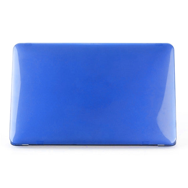 ENKAY for MacBook Air 13.3 inch (US Version) / A1369 / A1466 4 in 1 Crystal Hard Shell Plastic Protective Case with Screen Protector & Keyboard Guard & Anti-dust Plugs(Dark Blue) - MacBook Air Cases by ENKAY | Online Shopping South Africa | PMC Jewellery | Buy Now Pay Later Mobicred