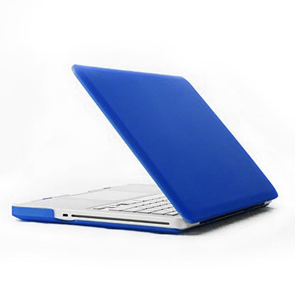 ENKAY for MacBook Pro 15.4 inch (US Version) / A1286 4 in 1 Frosted Hard Shell Plastic Protective Case with Screen Protector & Keyboard Guard & Anti-dust Plugs(Dark Blue) - MacBook Pro Cases by ENKAY | Online Shopping South Africa | PMC Jewellery | Buy Now Pay Later Mobicred