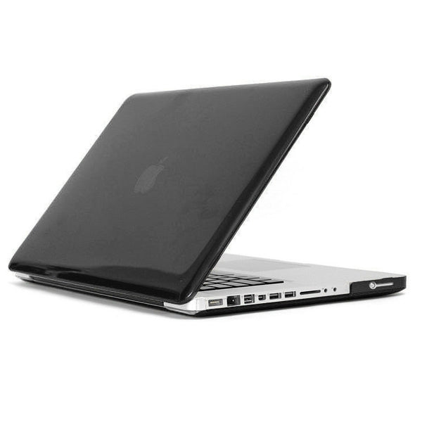 ENKAY for MacBook Pro 15.4 inch (US Version) / A1286 4 in 1 Crystal Hard Shell Plastic Protective Case with Screen Protector & Keyboard Guard & Anti-dust Plugs(Black) - MacBook Pro Cases by ENKAY | Online Shopping South Africa | PMC Jewellery | Buy Now Pay Later Mobicred