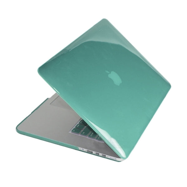 ENKAY for MacBook Pro Retina 15.4 inch (US Version) / A1398 4 in 1 Crystal Hard Shell Plastic Protective Case with Screen Protector & Keyboard Guard & Anti-dust Plugs(Green) - MacBook Pro Cases by ENKAY | Online Shopping South Africa | PMC Jewellery | Buy Now Pay Later Mobicred