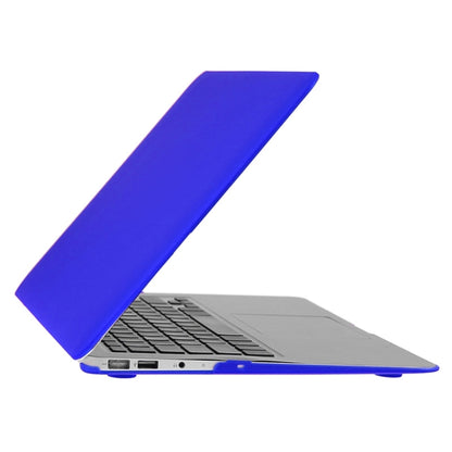 ENKAY for Macbook Air 11.6 inch (US Version) / A1370 / A1465 Hat-Prince 3 in 1 Frosted Hard Shell Plastic Protective Case with Keyboard Guard & Port Dust Plug(Dark Blue) - MacBook Air Cases by ENKAY | Online Shopping South Africa | PMC Jewellery | Buy Now Pay Later Mobicred