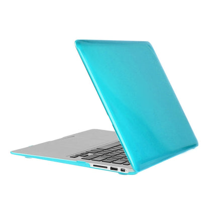 ENKAY for Macbook Air 11.6 inch (US Version) / A1370 / A1465 Hat-Prince 3 in 1 Crystal Hard Shell Plastic Protective Case with Keyboard Guard & Port Dust Plug(Blue) - MacBook Air Cases by ENKAY | Online Shopping South Africa | PMC Jewellery | Buy Now Pay Later Mobicred