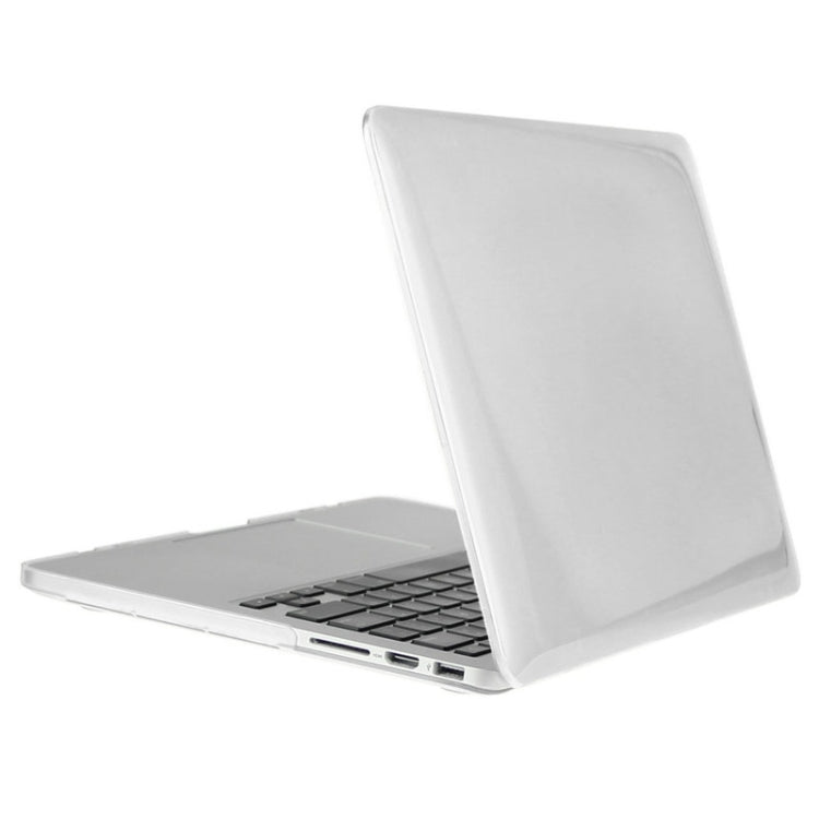 ENKAY for Macbook Pro Retina 15.4 inch (US Version) / A1398 Hat-Prince 3 in 1 Crystal Hard Shell Plastic Protective Case with Keyboard Guard & Port Dust Plug(White) - MacBook Pro Cases by ENKAY | Online Shopping South Africa | PMC Jewellery | Buy Now Pay Later Mobicred