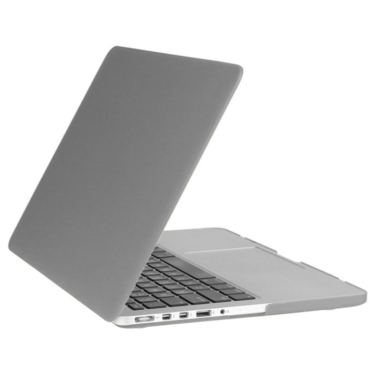 ENKAY for Macbook Pro Retina 13.3 inch (US Version) / A1425 / A1502 Hat-Prince 3 in 1 Frosted Hard Shell Plastic Protective Case with Keyboard Guard & Port Dust Plug(Grey) - MacBook Pro Cases by ENKAY | Online Shopping South Africa | PMC Jewellery | Buy Now Pay Later Mobicred