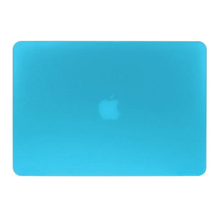 ENKAY for Macbook Pro Retina 15.4 inch (US Version) / A1398 Hat-Prince 3 in 1 Frosted Hard Shell Plastic Protective Case with Keyboard Guard & Port Dust Plug(Blue) - MacBook Pro Cases by ENKAY | Online Shopping South Africa | PMC Jewellery | Buy Now Pay Later Mobicred