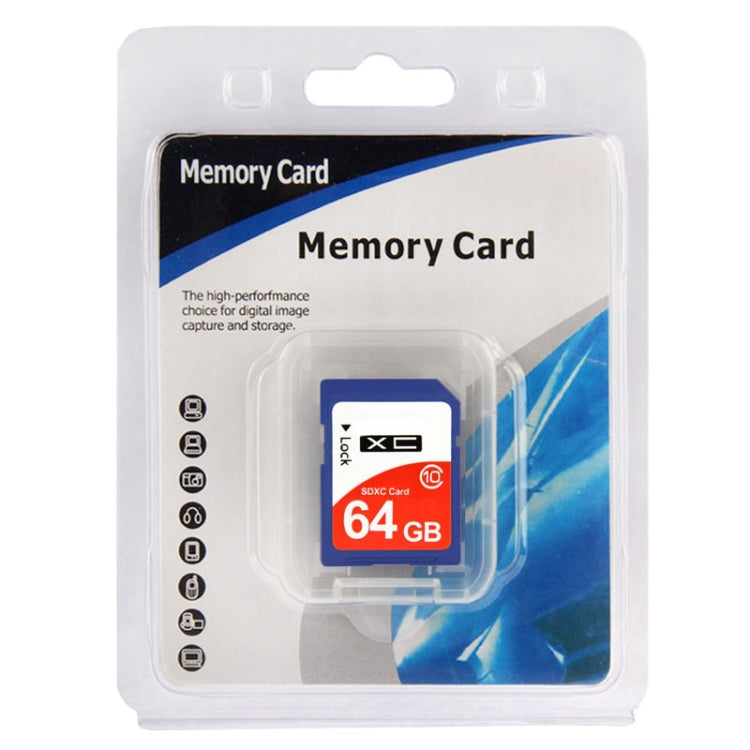 64GB High Speed Class 10 SDHC Camera Memory Card (100% Real Capacity) - SD Card by PMC Jewellery | Online Shopping South Africa | PMC Jewellery | Buy Now Pay Later Mobicred
