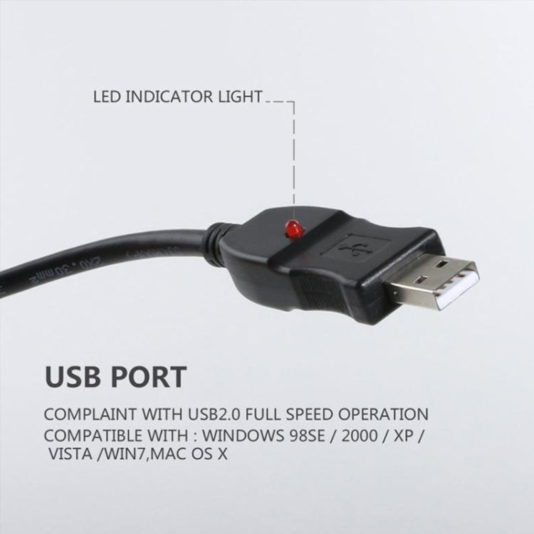 USB Microphone Cable, Cable Length: 3.5M - Microphone Audio Cable & Connector by PMC TechLife | Online Shopping South Africa | PMC TechLife | Buy Now Pay Later Mobicred