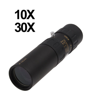 10-30 x 25mm Telescope Monocular for Backpacking / Hiking(Black) - free shipping - PMC TechLife - Order now!