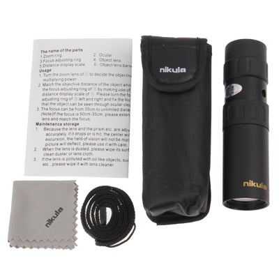 10-30 x 25mm Telescope Monocular for Backpacking / Hiking(Black) - free shipping - PMC TechLife - Order now!