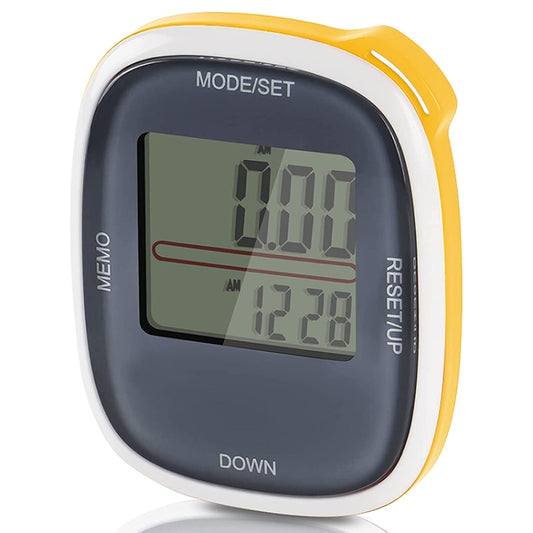 3D All Dimensional Multifunction Digital Electronic Pedometer Step Counter(Yellow) - Pedometer by PMC Jewellery | Online Shopping South Africa | PMC Jewellery | Buy Now Pay Later Mobicred