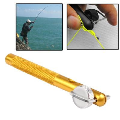 Hand Movement Tie The Hook Device Knotter(Gold) - Fishing Hooks by PMC Jewellery | Online Shopping South Africa | PMC Jewellery | Buy Now Pay Later Mobicred