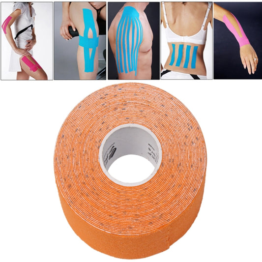 Waterproof Kinesiology Tape Sports Muscles Care Therapeutic Bandage, Size: 5m(L) x 5cm(W)(Orange) - Physiotherapy Sports Tape by PMC Jewellery | Online Shopping South Africa | PMC Jewellery | Buy Now Pay Later Mobicred