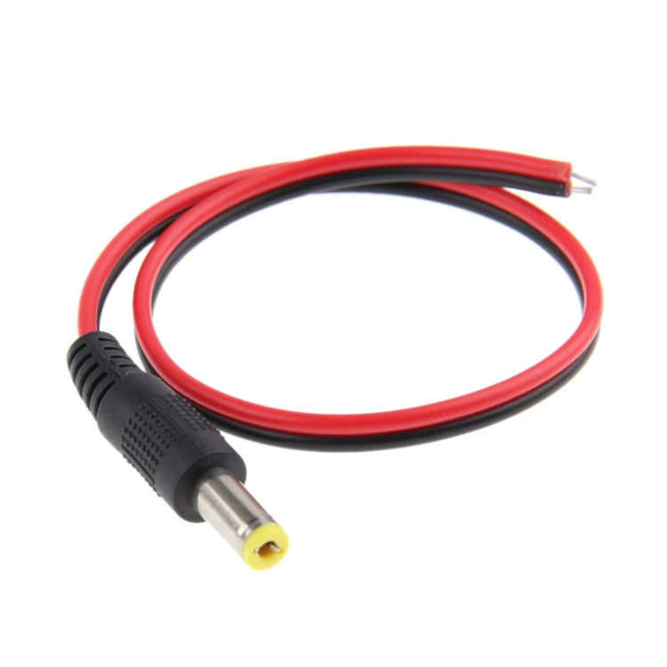 100 PCS 5.5 x 2.1mm DC Power Male Barrel Connector Adaptor for LED Light Controller, Length: 30cm - Connector & Plug by PMc TechLife | Online Shopping South Africa | PMc TechLife | Buy Now Pay Later Mobicred