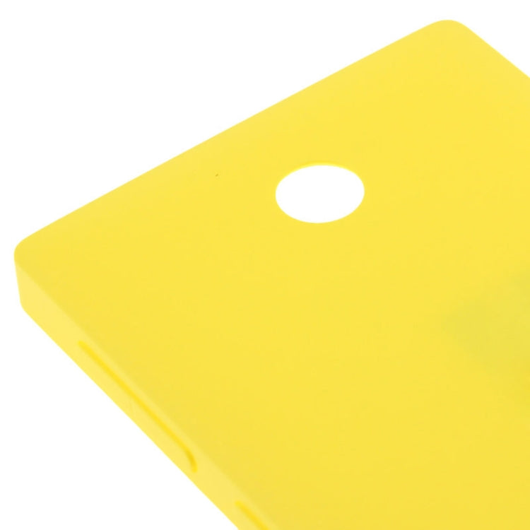 Original Plastic Battery Back Cover + Side Button For Nokia X (Yellow) - Back Cover by PMC Jewellery | Online Shopping South Africa | PMC Jewellery