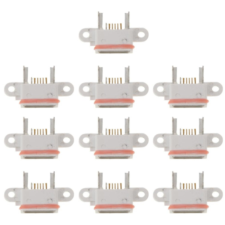 10 PCS Charging Port Dock Connector  for Xiaomi Mi 4(White) - Tail Connector by PMc TechLife | Online Shopping South Africa | PMc TechLife | Buy Now Pay Later Mobicred