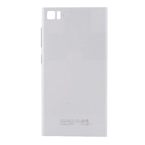 Back Housing Cover for Xiaomi Mi3(White) - Back Cover by PMC TechLife | Online Shopping South Africa | PMC TechLife | Buy Now Pay Later Mobicred