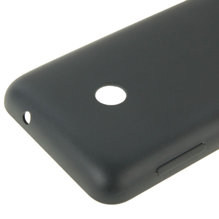 Solid Color Plastic Battery Back Cover for Nokia Lumia 530/Rock/M-1018/RM-1020(Black) - Back Cover by PMC Jewellery | Online Shopping South Africa | PMC Jewellery