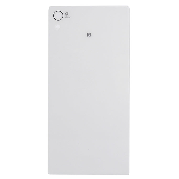 Original Glass Material Back Housing Cover for Sony Xperia Z4(White) - Back Cover by PMC Jewellery | Online Shopping South Africa | PMC Jewellery | Buy Now Pay Later Mobicred