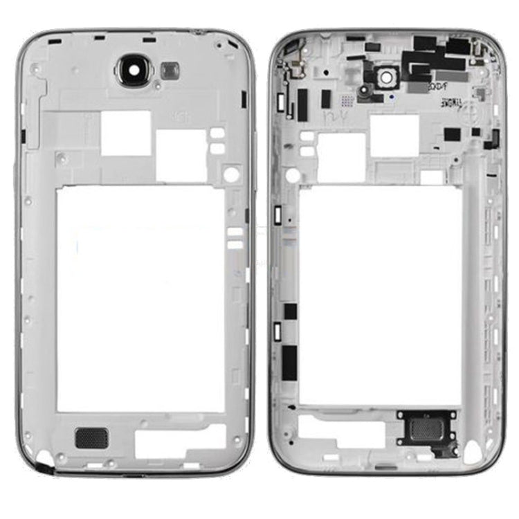 For Galaxy Note II / N7105 Rear Housing (White) - Frame Bezel Plate by PMC Jewellery | Online Shopping South Africa | PMC Jewellery | Buy Now Pay Later Mobicred