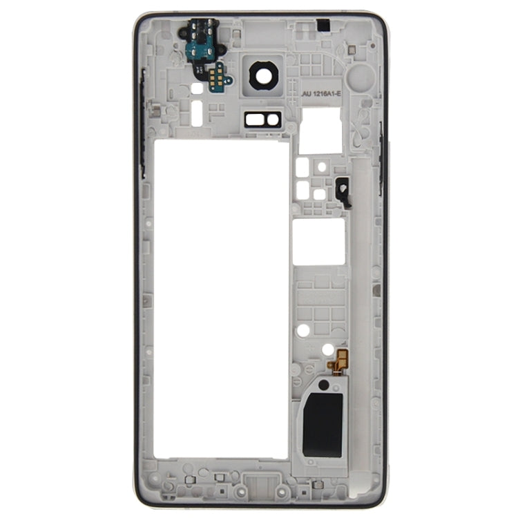 For Galaxy Note 4 / N910F Middle Frame Bezel Back Plate Housing Camera Lens Panel  (Black) - Frame Bezel Plate by PMC Jewellery | Online Shopping South Africa | PMC Jewellery | Buy Now Pay Later Mobicred