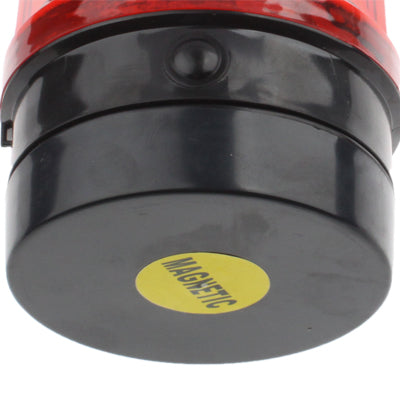 6-LED Flash Strobe Warning Light for Auto Car with Strong Magnetic Base (Red + Black) - Warning Lights by PMC TechLife | Online Shopping South Africa | PMC TechLife | Buy Now Pay Later Mobicred