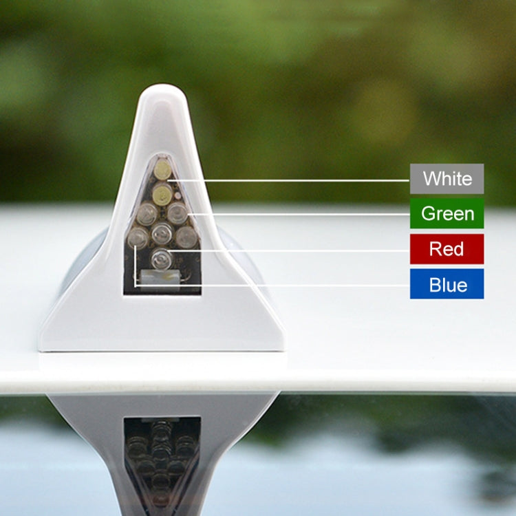 Solar Shark Fin High-positioned Alarm Light(Red) - Warning Lights by PMC TechLife | Online Shopping South Africa | PMC TechLife | Buy Now Pay Later Mobicred