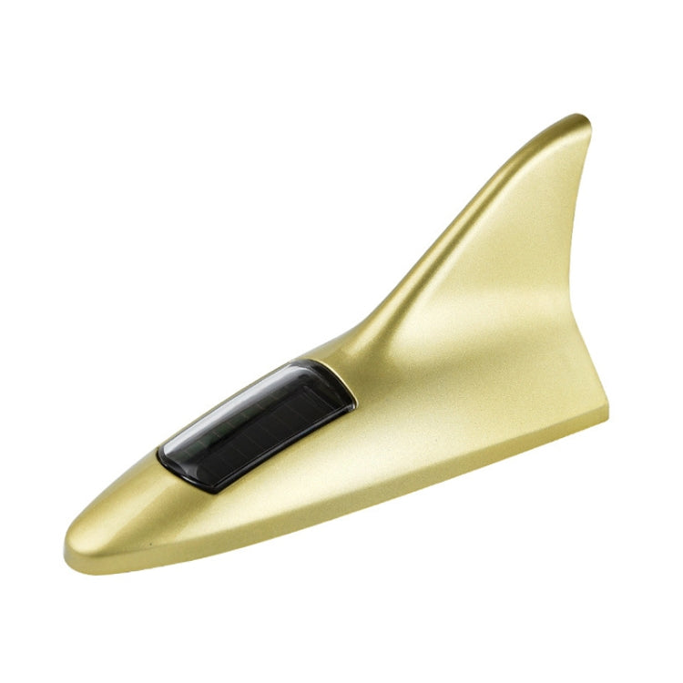 Solar Shark Fin High-positioned Alarm Light(Gold) - Warning Lights by PMC TechLife | Online Shopping South Africa | PMC TechLife | Buy Now Pay Later Mobicred