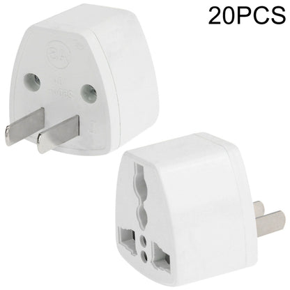 20 PCS Travel Wall Power Adapter Plug Adapter, US Plug - Plug Adaptor by PMC Jewellery | Online Shopping South Africa | PMC Jewellery | Buy Now Pay Later Mobicred