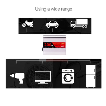 SUVPR DY-8103 200W DC 12V to AC Car Power Inverter with 500mA USB Port & Universal Power Socket - Others by SUVPR | Online Shopping South Africa | PMC Jewellery | Buy Now Pay Later Mobicred