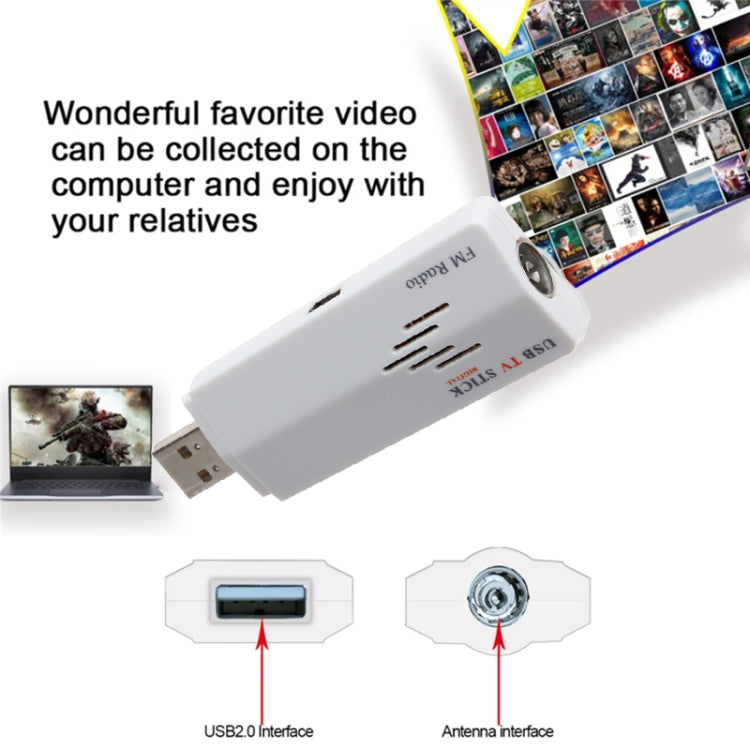 USB Analog TV Stick, Watch Analog TV On Your PC, With AV IN, Suitable for Global - Android TV Sticks by PMC TechLife | Online Shopping South Africa | PMC TechLife | Buy Now Pay Later Mobicred