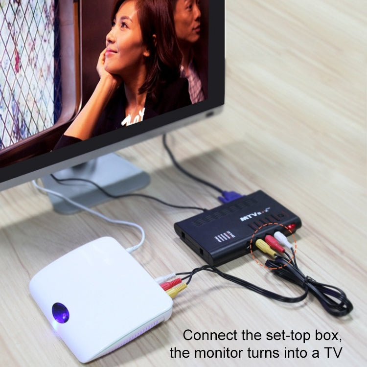 HD LCD TV-Box with Remote Control, TV (PAL-BG+PAL-DK)(Black) - Others by PMC TechLife | Online Shopping South Africa | PMC TechLife | Buy Now Pay Later Mobicred