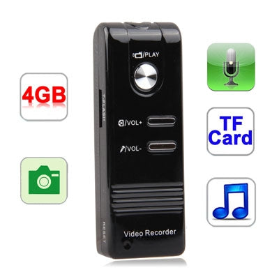 Digital Voice Recorder MP3 Player with 4GB Memory, Support Camera, TF Card, Built in rechargeable Lithium-ion battery (156) - Other Style by PMC Jewellery | Online Shopping South Africa | PMC Jewellery | Buy Now Pay Later Mobicred