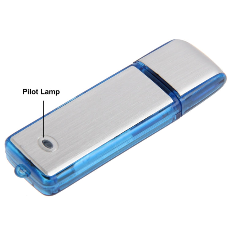 USB Voice Recorder + 8GB USB Flash Disk(Blue) - U-Disk Recorder by PMC TechLife | Online Shopping South Africa | PMC TechLife | Buy Now Pay Later Mobicred