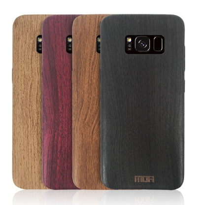 MOFI for Galaxy S8 Wood Texture TPU Protective Back Cover Case(Red) - Galaxy Phone Cases by MOFI | Online Shopping South Africa | PMC Jewellery